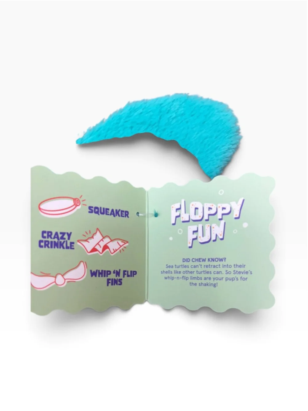 BARK Manny Ray Coral Ruff Dog Toy Set